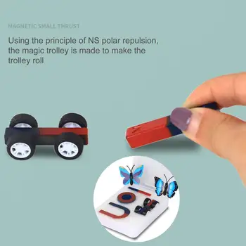 1 Комплект Универсална наука Бар магнит Автомобилни инструменти Магнити Комплект играчки Мини забавление