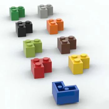 10Pcs MOC Части 2357 Тухла 2 x 2 Ъглови съвместими тухли DIY Assmble Building Blocks Particle Kid Brain Toy Gift