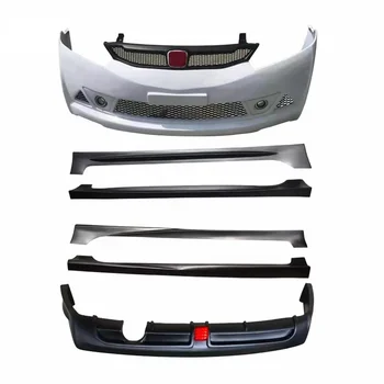 BETTER Фабрична цена Комплект за каросерия на автомобила за Honda Civic 2005-2011 актуализация на Mugen RR Style Предна броня Странични прагове Задна устна