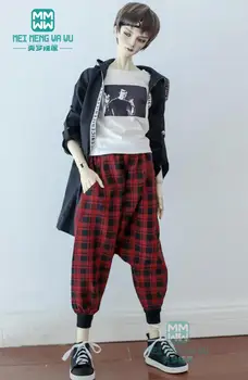 BJD кукла дрехи за 65-80cm BJD чичо Сферична съвместна кукла Писма с палта, тениски, харем панталони