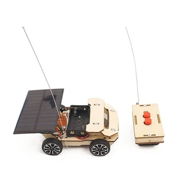 DIY STEM Сглобете слънчево дистанционно управление RC кола модел образователни играчки наука технология кола играчки комплект за деца подаръци
