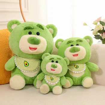 New Green Lotso Fashion Plushies 23/33/43см Авокадо мечка Дисни Pixar играчка история3 плюшена кукла зелена мечка тенденция кукла деца подаръци