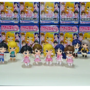 THE IDOLM STER GSC Q Version Hoshii Miki Kisaragi Chihaya Shijou Takane Akizuki Ritsuko Action Figure Collecation Ornaments Toy