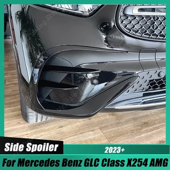 Автомобилна предна броня Сплитер Страничен спойлер Вентилационен отвор за Mercedes Benz GLC Class X254 GLC260 GLC300 AMG 2023+ Аксесоари