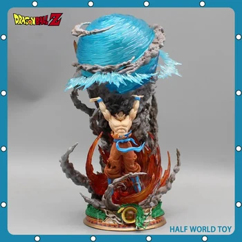 25cm дракон топка фигура син Goku GK аниме фигура Genki бомба Goku Tokoh Bercahaya фигурка PVC статуя модел орнамент дете играчка подарък