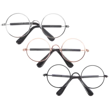 3Pcs декоративни очила очарователни фигура очила миниатюрни очила подпори