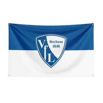 3x5 VfL Бохум флаг полиестер отпечатани състезателни спортни банер за декор 1