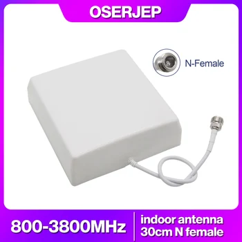 800-3800Mhz GSM 2G 3G 4G 5G антена 8dbi 900 1800 2100 вътрешен панел антена с N-женски мобилен усилвател на сигнала ретранслатор антена
