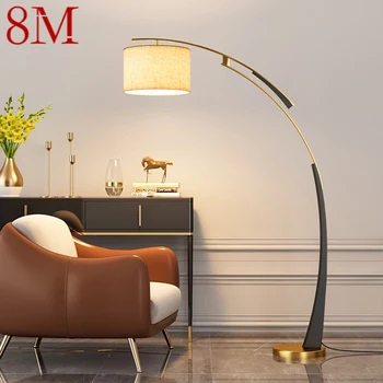8M Скандинавска риболовна подова лампа Модерна семейна всекидневна до дивана Творческа LED декоративна стояща светлина