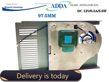 Adda AD5512HB-E01 графична карта 12V 165 * 97.5 * 12. 5 мм ням турбинен вентилатор за охлаждане