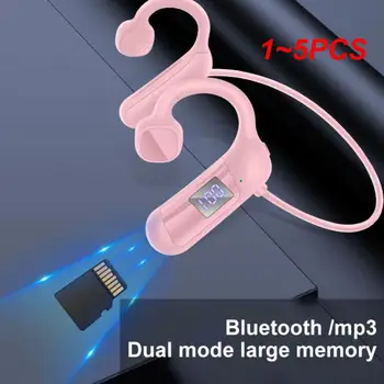 AKZ-G1 Безжични bluetooth-съвместими слушалки цифров дисплей костна проводимост слушалки спортни слушалки подкрепа TF карта