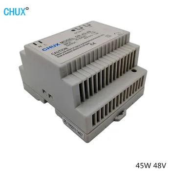 CHUX 45W 48V Din Rail Switching захранване Единичен изход DR45W LED захранвания за индустриален трансформатор