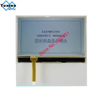 COG 240x128 LCD сензорен панел мини малък дисплей с щифт SPI сериен сив FSTN черен UC1608X LG2401283