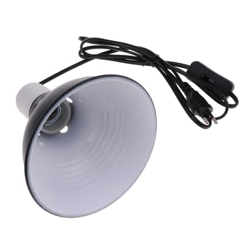 E27 Керамична отоплителна светлина за влечуги UVA UVB крушка лампа държач EU Plug