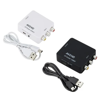 ESTD HDMIсъвместим с адаптер видео композитен конвертор кутия RCA CVSB