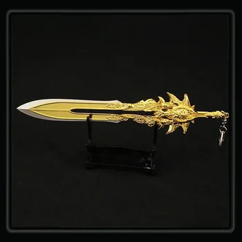God of War 4 Игрални периферни устройства 22CM Голям Зевс олимпийски меч оръжие модел играчка меч косплей оръжия бойни изкуства оръжия