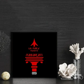Lil Nas X Nasarati Музикален албум Обложка Плакат Платно Арт Печат Начало Декор Стенопис ( Без рамка )