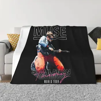 Muse Simulation Theory World Tour 2019 Logo Blanket Thick Bedding All Season Bedding Throws Sleeping Sheets