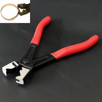 Steel Car Water Pipe Hose Remover Removal Clip Clamp Plier R Type Collar Hose Clip Clamp Pliers Car Disassembly Tools