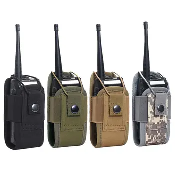 Waist чанта за радио уоки токи притежателя джоб преносим интерфон кобур носят чанта за открит лов къмпинг