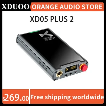 XDUOO XD05 PLUS 2 Портативен DAC усилвател за слушалки AK4493SEQ PCM384KHZ / DSD256 MQA Bluetooth 5.1 UAC1.0 / UAC2.0 декодер усилвател