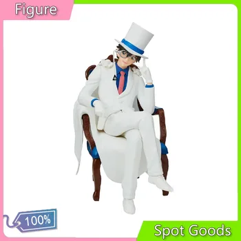 Аниме фигура детектив Конан магия Kaito Kaitou Kiddo кукла орнамент стол седнало поза подарък играчка периферни 14CM PVC кутия