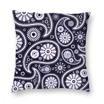 Бандана дизайн лилаво хвърляне възглавница покритие възглавници за диван мода калъфка