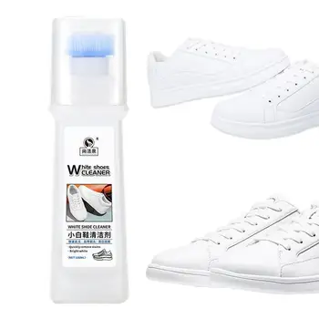  Бели обувки за почистване на маратонки Многофункционален почистващ крем за изсветляване на обувки за отстраняване на петна от обувки Комплект за почистване на обувки