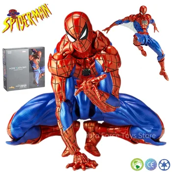 В наличност KAIYODO Spider-Man 2.0 Revoltech УДИВИТЕЛНИ YAMAGUCHI 16cm MK4 Питър Паркър аниме действие колекция фигури модел играчки