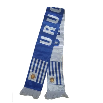 Държава Двустранно отпечатване на петна Футболни футболни фенове Национален флаг Уругвайски шал