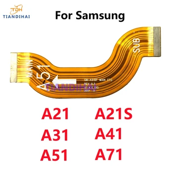 За Samsung Galaxy A21s A21 A31 A41 A51 A71 конектор за основна платка USB платка LCD дисплей Flex кабел ремонт части