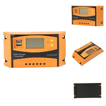 Контролер за слънчево зареждане LCD PV многофункционален удобен преносим практичен и полезен слънчев контролер