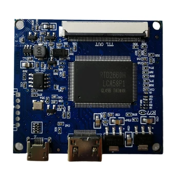 Мини контролер драйвер борда за TTL 50Pin интерфейс 7300101463 1024x600 LCD екран Dropship