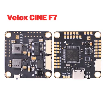Нов T-MOTOR Velox CINE F7 Многофункционален свободен стил кинематографичен полетен контролер 3-6S DUAL BEC За X8 FPV дронове Analong / HD VTX