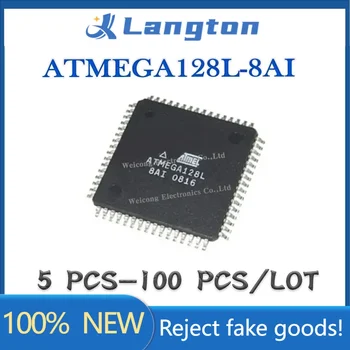 Нов оригинален ATMEGA128L ATMEGA128 ATMEGA ATMEGA128L-8AI ATMEGA128L-8A IC MCU чип TQFP-64