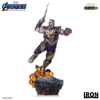 Оригинални стоки на склад Iron Studios Thanos 1/10 MARCAS17619-10 Автентична колекция Филм Характер Действие Модел Играчки Подаръци