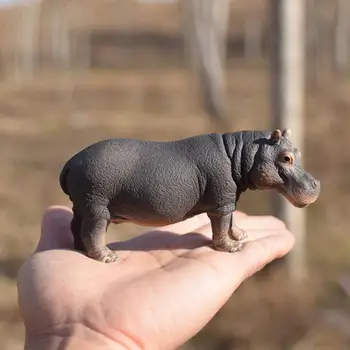 Симулация Животински хипопотам фигура животински фигурки колекционерски модел образователна играчка