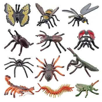 Симулация Модел на насекоми Орнамент Реалистичен Фигура на насекоми Ужас Хелоуин Реквизит Детска образователна играчка