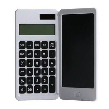 Слънчев калкулатор Преносим калкулатор с дъска за писане за училищен калкулатор Студентски финансов офис