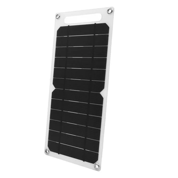 Слънчев панел 6W 5V външно монокристално слънчево зарядно за мобилен телефон за открито колоездене катерене къмпинг пикник