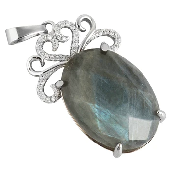 фасетиран кристален камък висулка с любов сърце форма кристал сексапил за бижута вземане DIY огърлица аксесоари